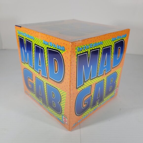 New Mattel MAD GAB Party Card Game for 2-12 Players Adults Ages 10+ Sealed - Picture 3 of 5